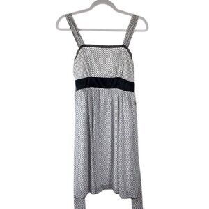 Ruby Rox Dress Spring Polka Dot Dress Emprie Waist Women Junior Size 7 Side Zip